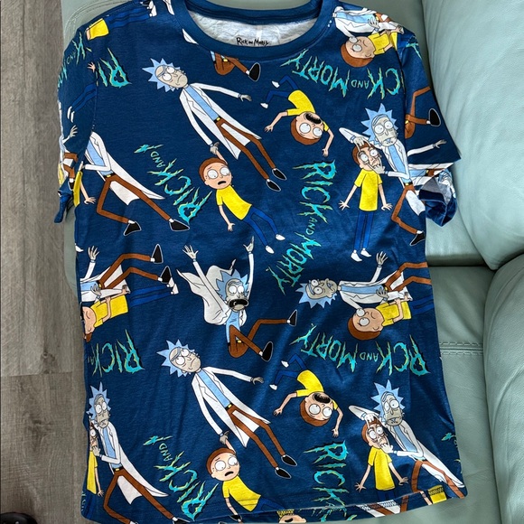 Blue Rick and Morty Graphic Tee - Picture 1 of 1